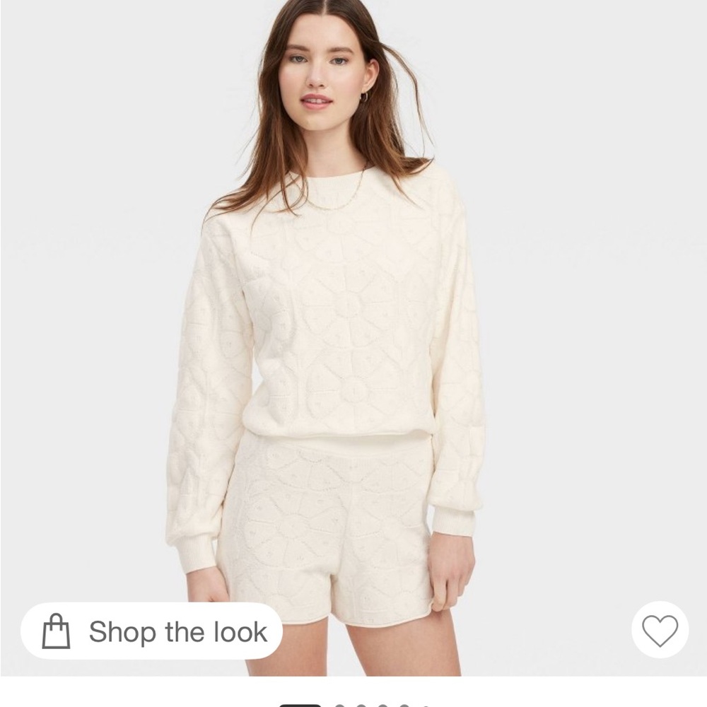 Roller Rabbit x Target Women's Cream top and shorts Roller Rabbit x Target xxs